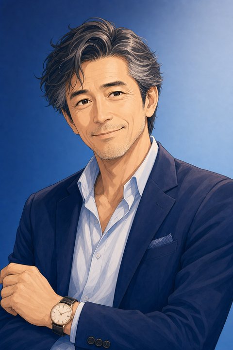 議長AI（チェアマン）のキャラクターイラスト