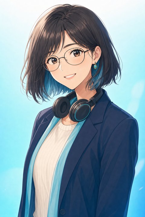 CTO（技術）のキャラクターイラスト