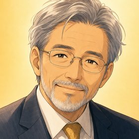 投資家代表（IR）のキャラクターイラスト